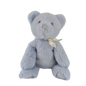 Douglas Baby Blue Teddy Bear 12" Plush Stuffed Animal Toy Satin Feet